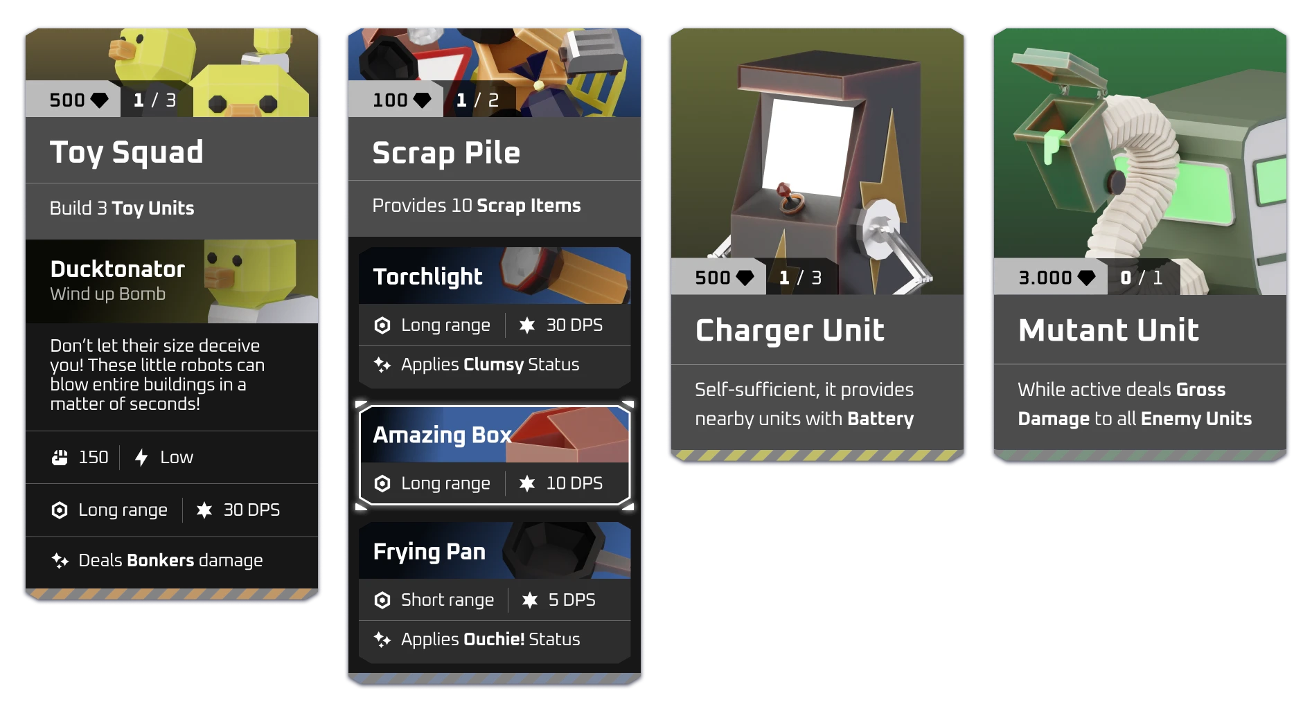 UI element detail of the HUD modal windows