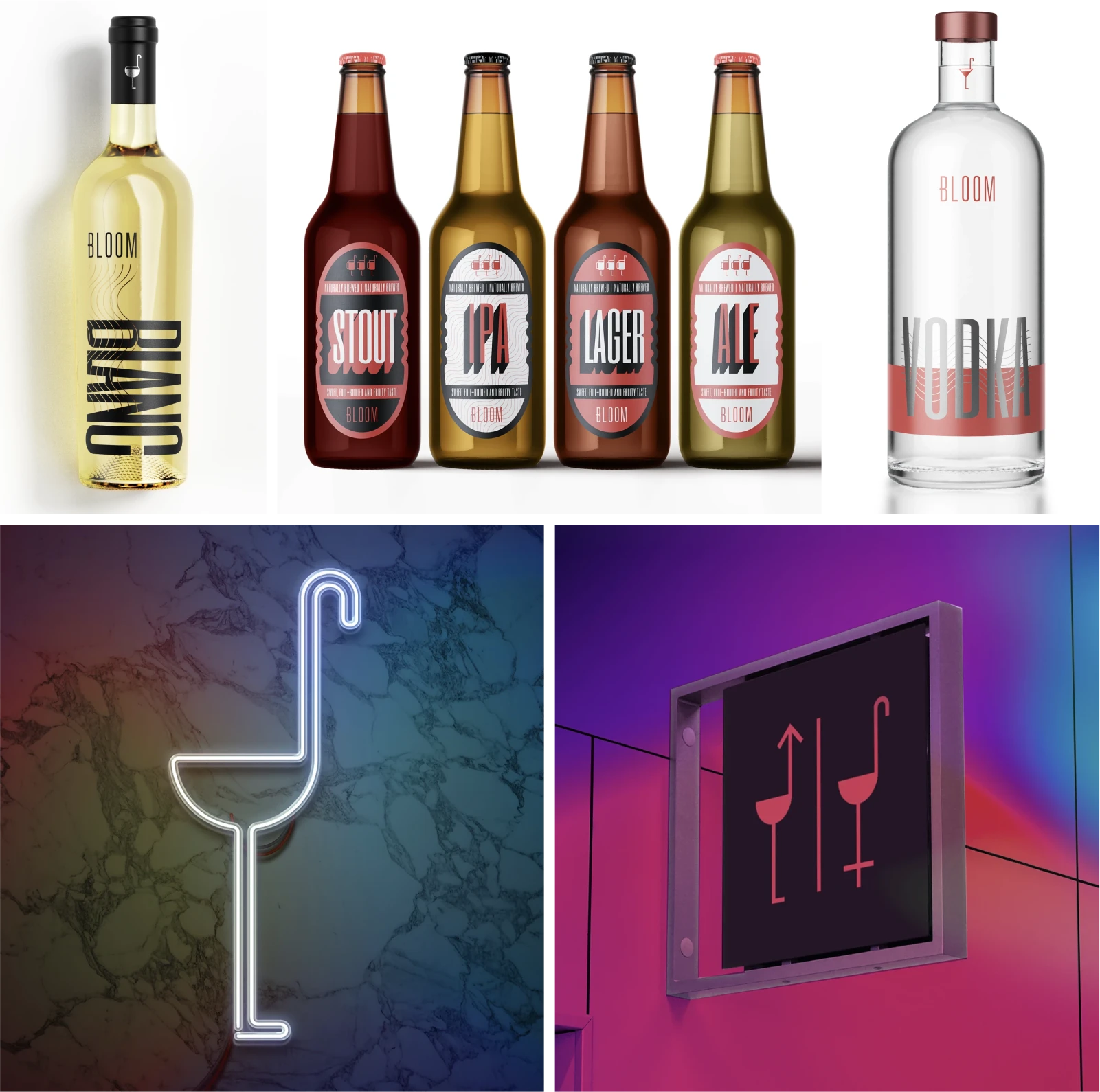 bloom wayfinding and packaging