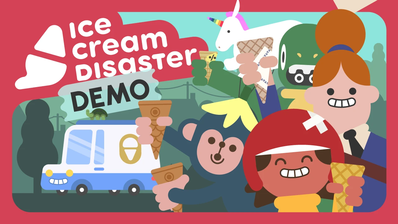 illustration for Ice Cream Disaster DEMO launch