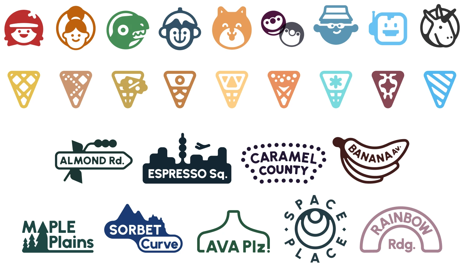 thumbnail icons for the score screen